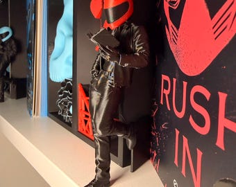 Dark Romance Decorative Biker Figure for Bookshelves - Book Boyfriend Shelf Display & Book Nook Accessory with Choice of Colors