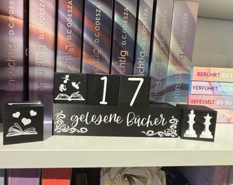 SuB Tracker & Book Counter für ungelesene und gelesene Bücher mit verschiedenen Motiven tolles Geschenk für Bookies, Booklover und Booktok