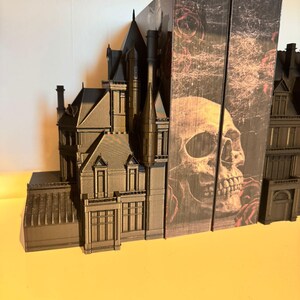 Haunting Adeline Boekensteunen Geïnspireerd Donkere Romantiek Parsons Manor Boekachtige Jacht Adeline Cadeau Idee Landhuis Serre 3D Print afbeelding 3