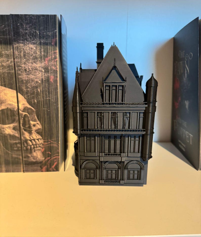 Haunting Adeline Boekensteunen Geïnspireerd Donkere Romantiek Parsons Manor Boekachtige Jacht Adeline Cadeau Idee Landhuis Serre 3D Print afbeelding 4