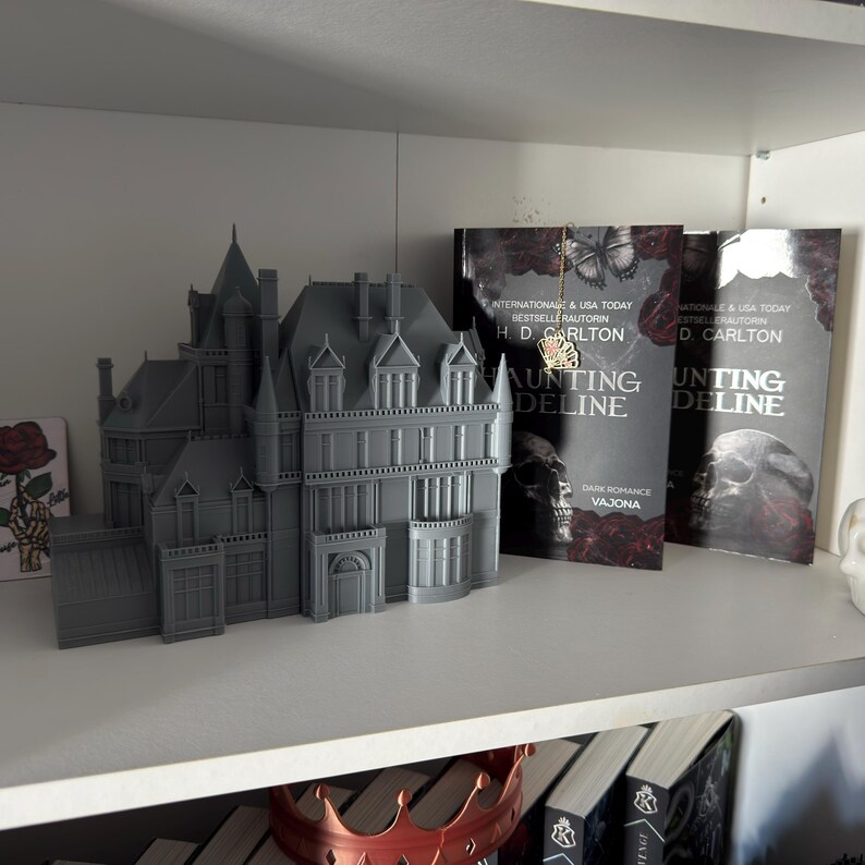 Haunting Adeline Boekensteunen Geïnspireerd Donkere Romantiek Parsons Manor Boekachtige Jacht Adeline Cadeau Idee Landhuis Serre 3D Print afbeelding 10