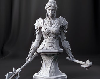 Minthara Bust Baldur's Gate Figure 158mm Height |8K Resin Print|