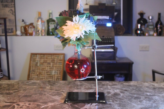 Custom Handmade Scientific Chemistry Planter Vase Flask With Stand