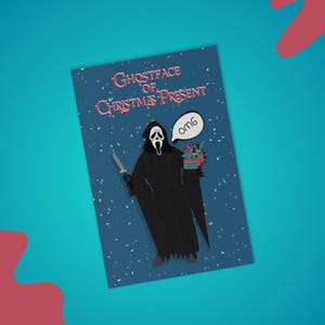 Carte cadeau Ghostface of Christmas pour les fans de SCREAM