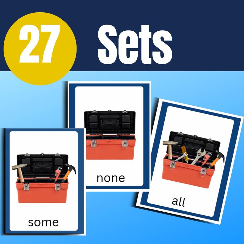 Some All None Math Visuals ID Some None All Printable Flashcards Aligned With ABLLS-R R11, R12 ...