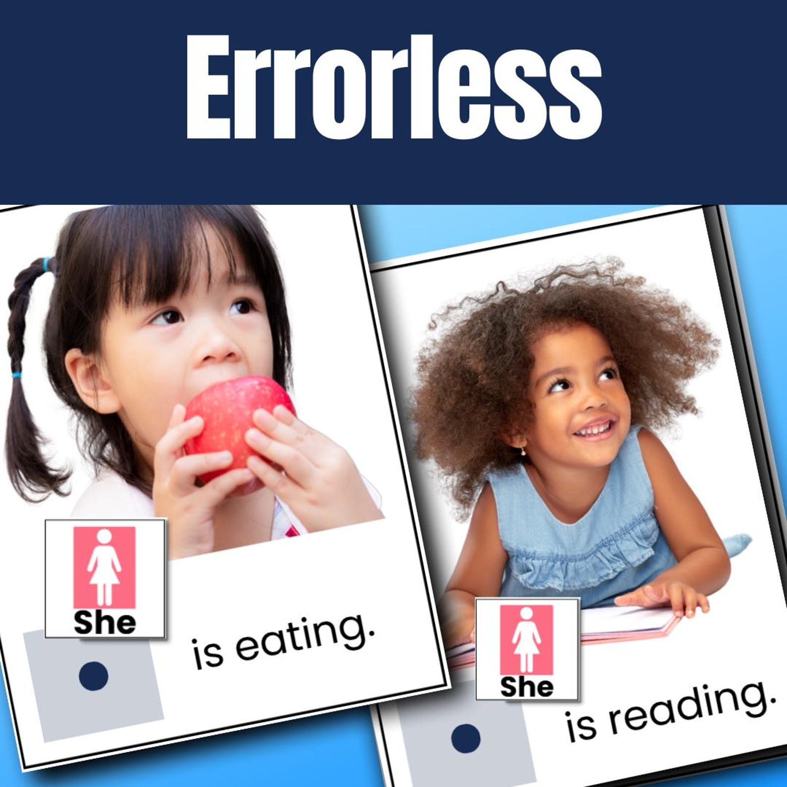 She Pronoun Adapted Book Errorless Aligned With ABLLS-R C52 G37 Label ...
