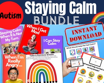Paquete de estrategias para calmar el autismo: Aprendizaje socioemocional (Descarga digital)