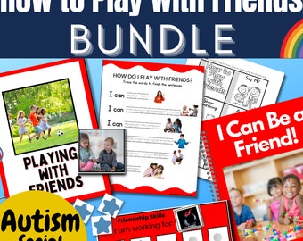 How to Play with Friends Autism Social Skills SEL BUNDLE