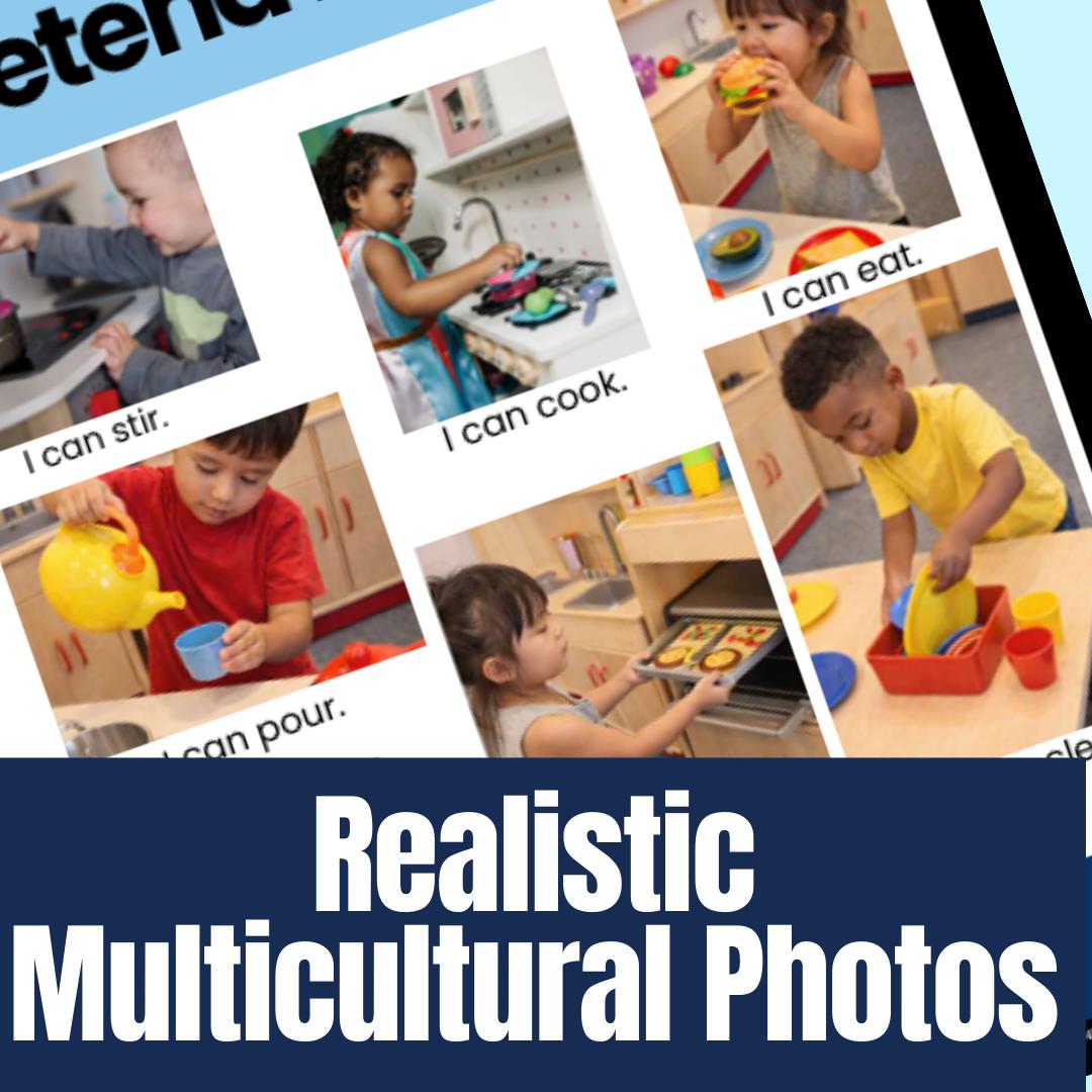 Visual For Playing Center Play Skills Visual Supports Poster Set Autism Social Skills ...