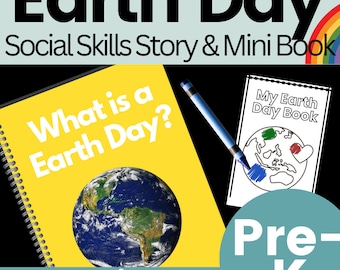 What is Earth Day Social Story & Mini Book Ideal for PreK Autism SEL