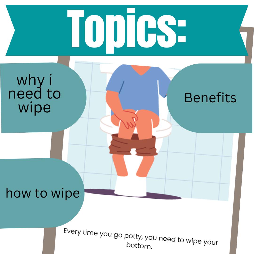 Wiping After Using the Bathroom Potty Training Editable Social Story ...
