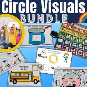 Ensemble de supports visuels pour chanson Circle Time