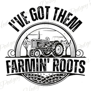 Rustic Agriculture PNG | Tractor Farm Life Sublimation Design | SVG Digital Download