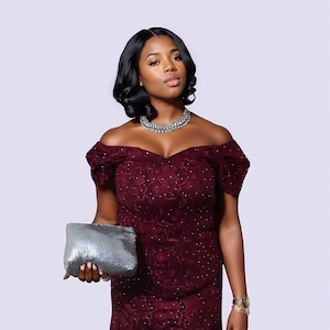 Robe en pagne avec dentelle 2019 best sale