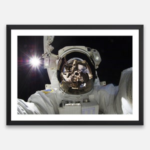 Cosmic Selfie - Limited Edition NASA Astronaut Space Selfie Poster Print - September 5th, 2012