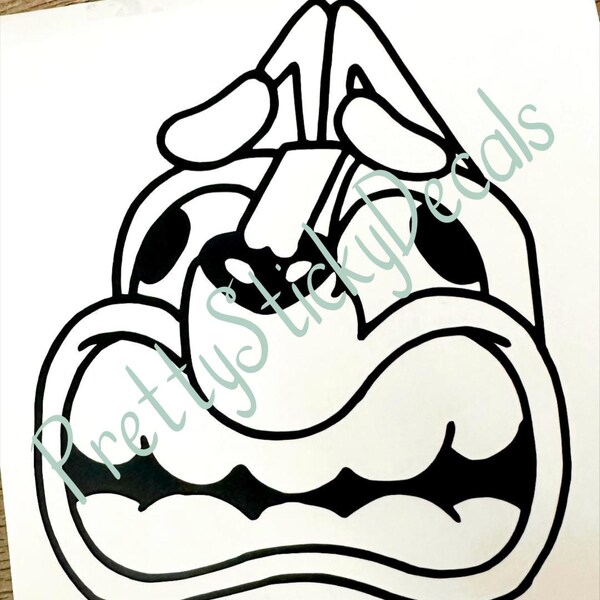 Annoying Bingo, Bluey, car decal, cartoon, sticker, car accessories, bumper sticker