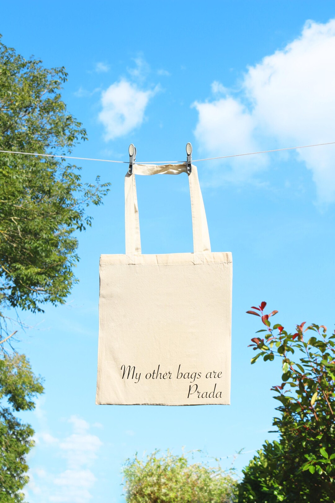 My Other Bags Are Prada - Funny Fabric Bag - Etsy