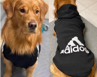 Haustier-Kapuzenpullover, Adidog-Kleidung für kleine Hunde, Welpenjacke, Sweatshirt, Mantel, Labrador-Haustier-Tücher, süßer Schweiß, mehrfarbige Option, schönes Geschenk