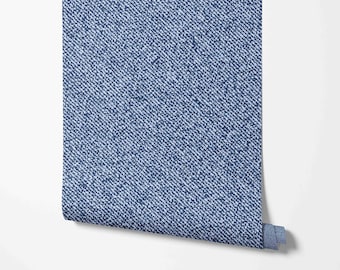Papel pintado Denim Lover - Textura de vaqueros - Papel pintado autoadhesivo y removible de Wild West - Preencolado - Materiales sin adhesivo