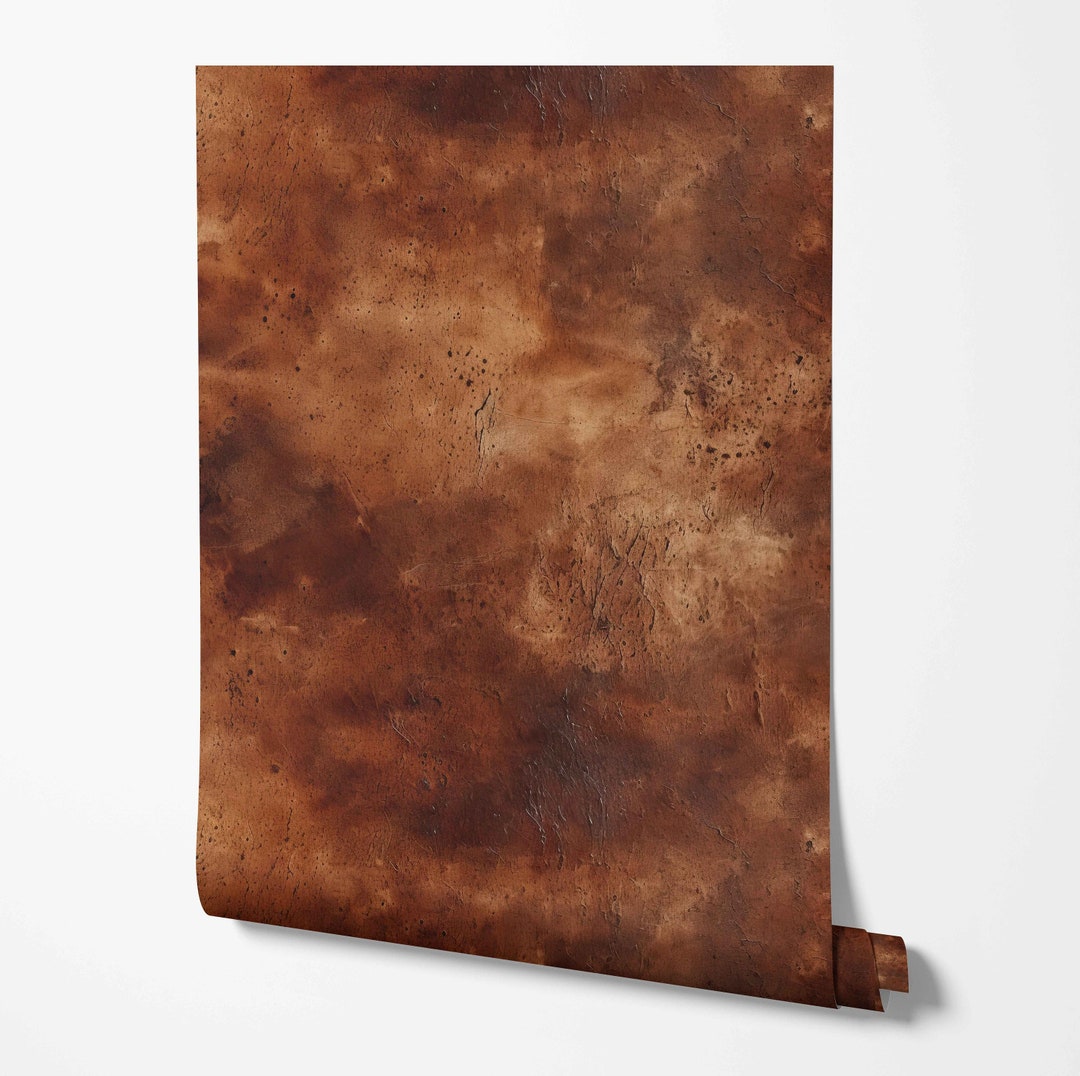 Wild West Wallpaper - Red Rock Look Pattern - Removable Peel & Stick ...