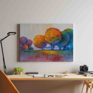 Autumn Forest Canvas Wall Art Print - Nature Wall Art - Ready to Hang - Large Sizes Available - Canvas by Wild West