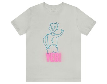 Yes Man Shirt – Funny Badly Drawn Agreement Tee – Office Humor Gift