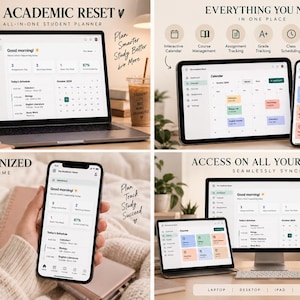 Agenda studentesca online - Il riavvio del percorso accademico / Monitoraggio di compiti e voti per college, università e scuole superiori.