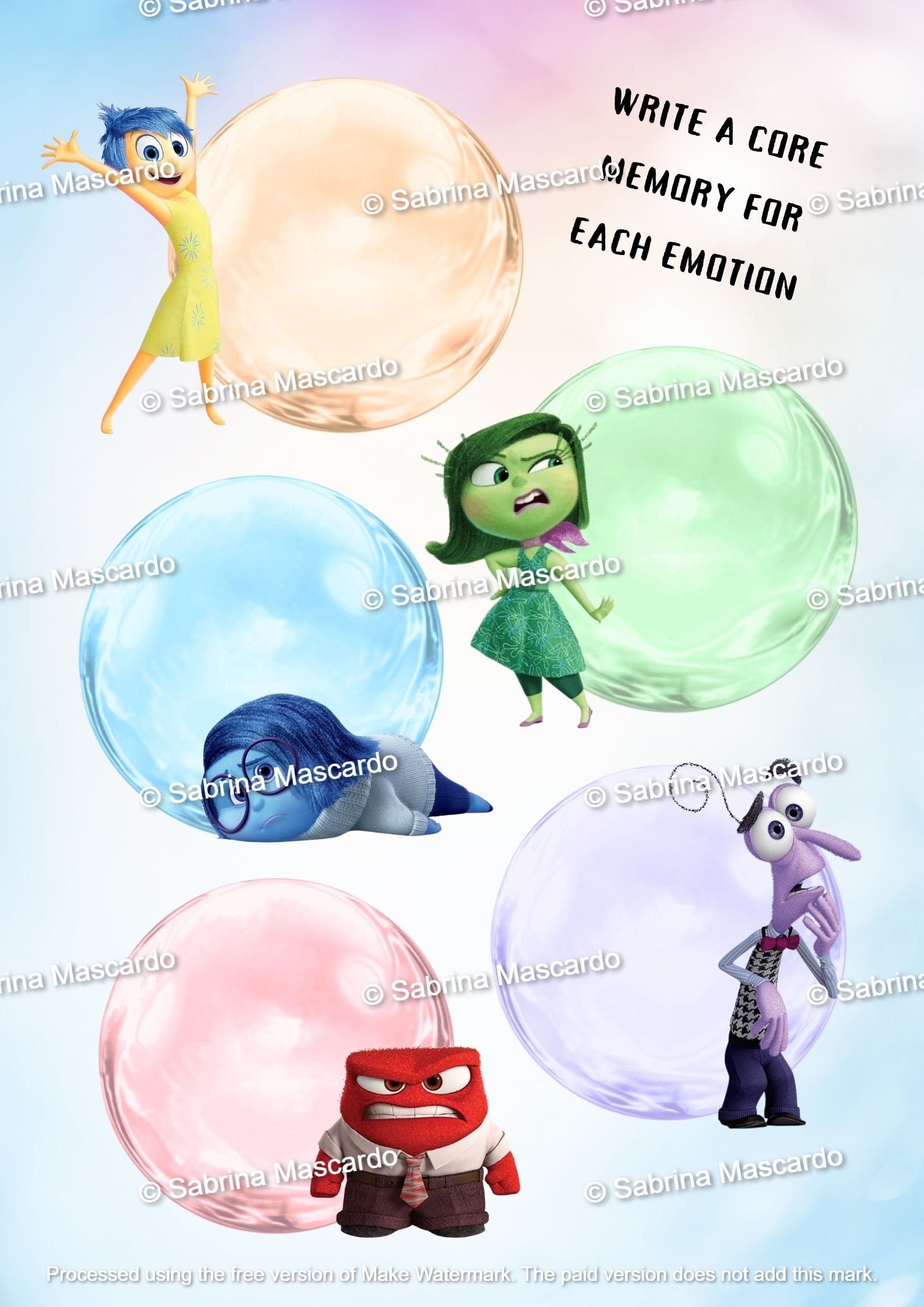 Inside Out Kids Workbook Activity Sheets Printable Sheets Instant ...