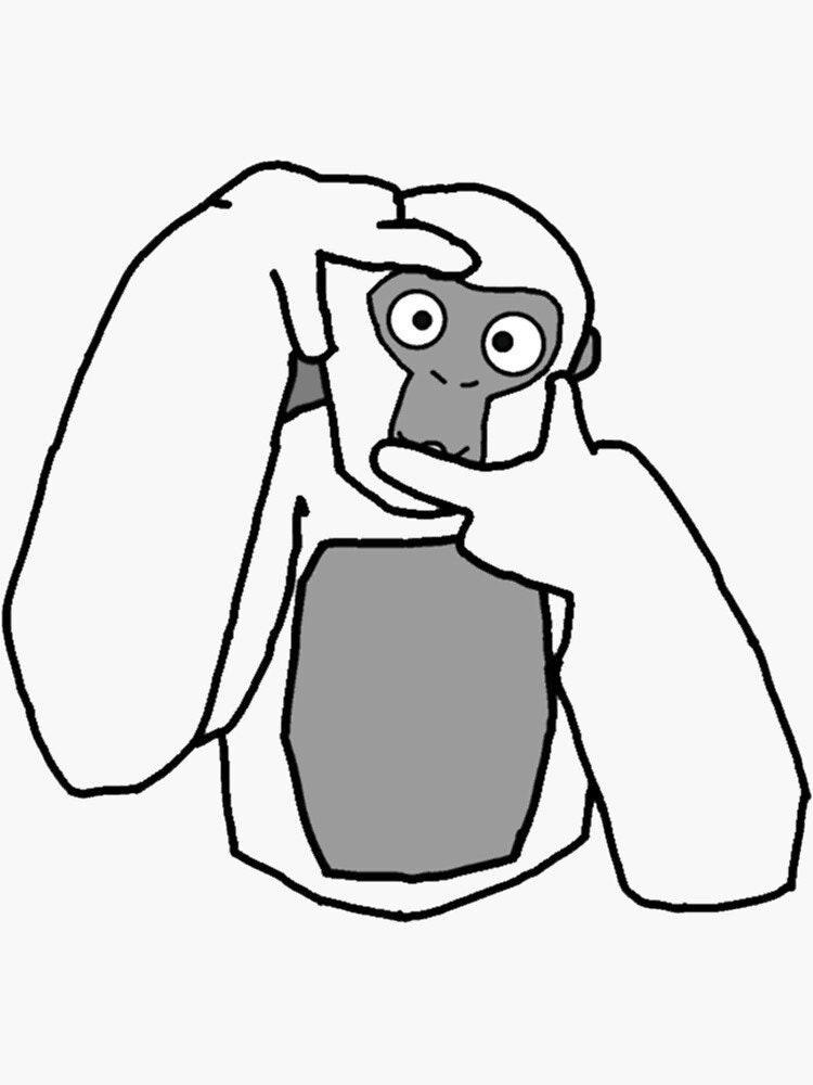 Gorilla Tag SVG Converted - Etsy