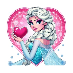 Principessa elsa amore design, frozen elsa png clipart, elsa png, frozen png, download immediato