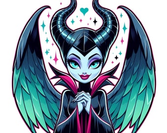 clipart png malefica, immagine carina di malefica, principessa cattiva, png cattiva malefica, download immediato