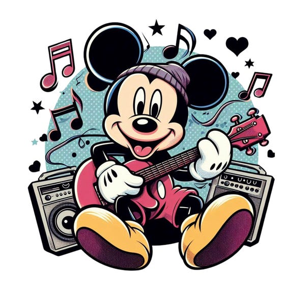 ミッキーマウスの音楽デザイン、ミッキーマウスのPNGクリップアート