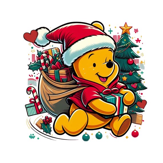 Winnie the Pooh Christmas, Winnie Png Clipart, Winnie the Pooh Png
