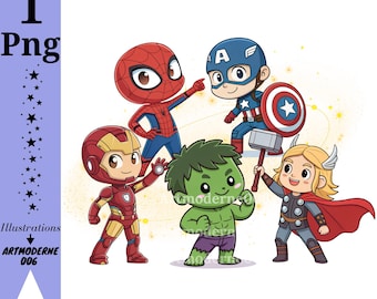 Marvel Titan Hero Series 6 Pack with Armored Spider-Man, Captain America, Iron Man, Hulk, Thor, Wolverine by Hasbro