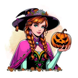 Princess anna png clipart, Princess anna halloween, frozen anna, frozen Princess, elsa friends, instant download
