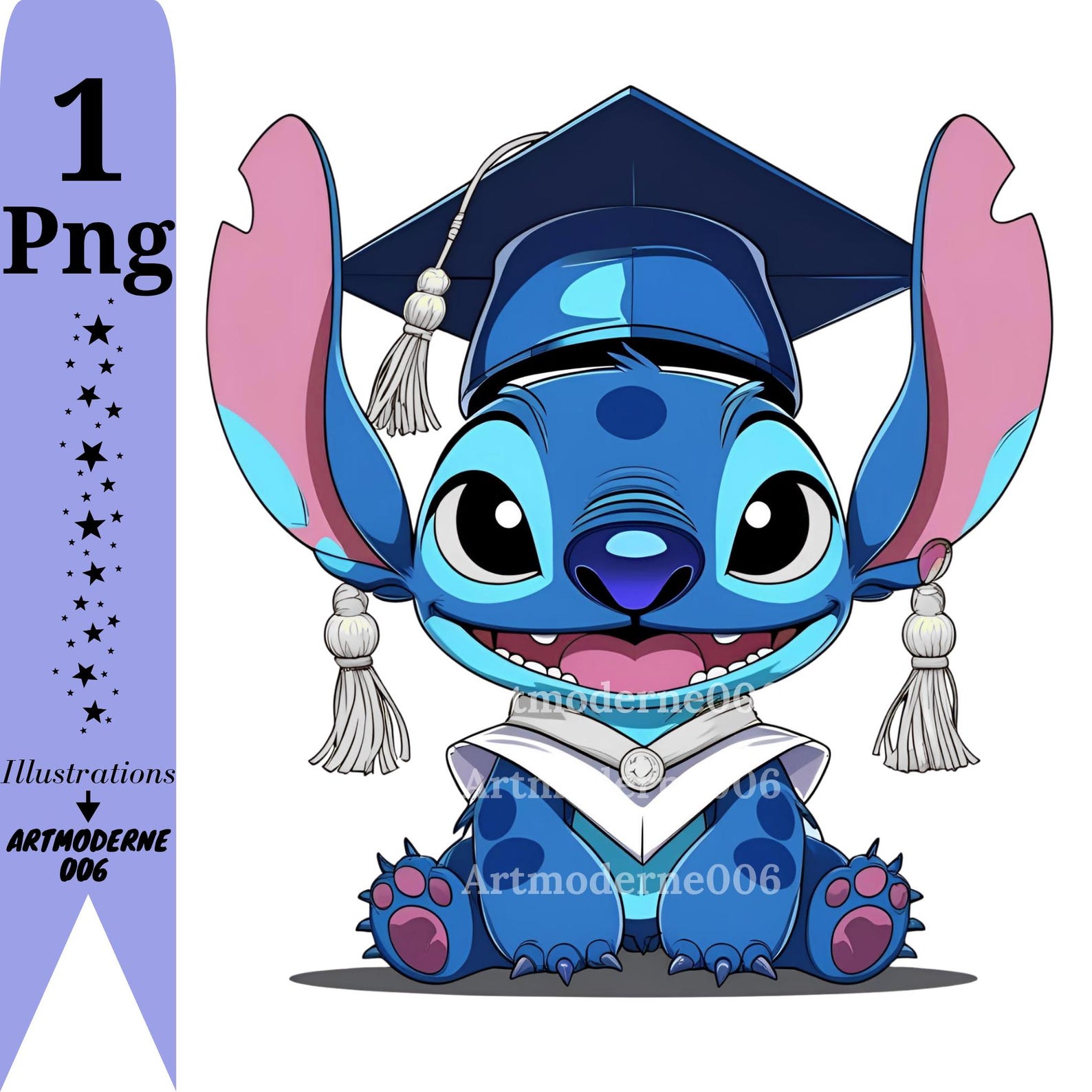 Stitich Graduation Stitch Graduation Design, Stitch Png Clipart, Stitch Student, Lilo and ...