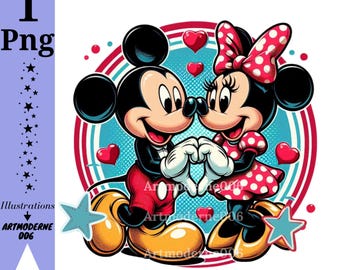 Mickey and Minnie Mouse Png Clipart, Mickey Mouse Png, Minnie