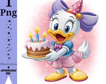デイジーダックの誕生日、デイジーダックのPNGクリップアート