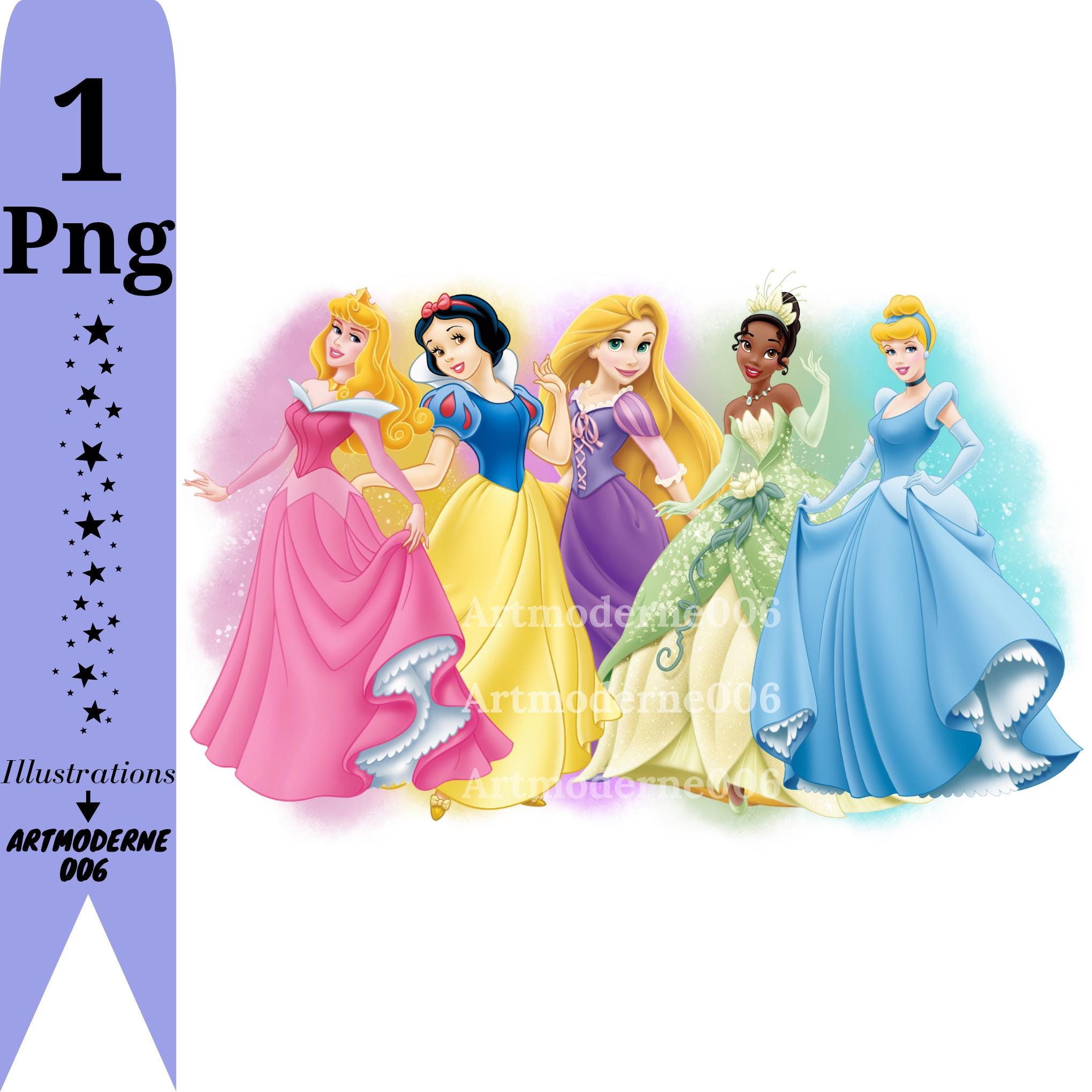 Princesses Watercolour Background, Princess Png Clipart, Princess Shirt ...