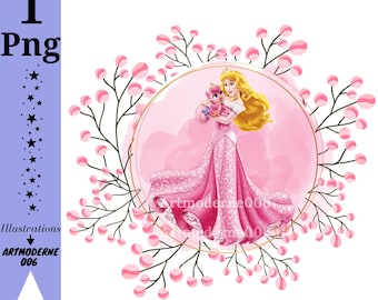 かわいい眠れる森の美女　オーロラ姫　絵画 予約品】≪3月入荷予定≫ディズニー 眠れる森美女 オーロラ姫