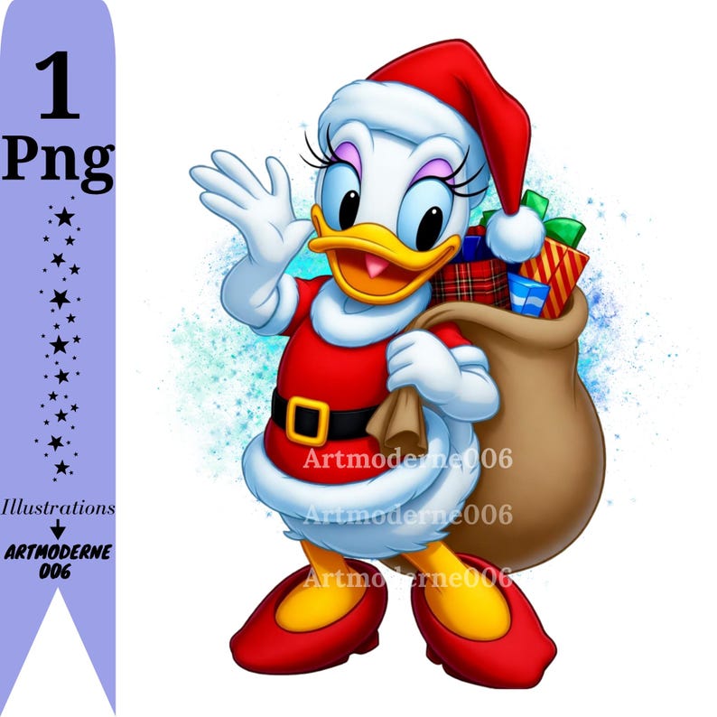 Daisy Duck Png Clipart, Daisy Duck Christmas Design, Daisy Duck Png ...