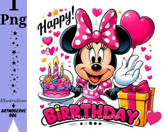 minnie mouse png clipart, minnie mouse birthday, cute minnie mouse image, instant download