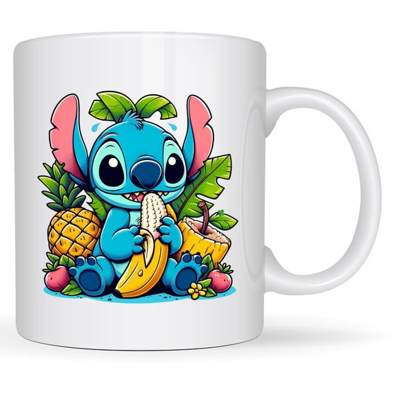 Stitch Png Clipart, Stitch Eating Banana, Cute Stitch Image, Lilo