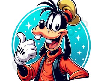 Goofy png bundle, goofy png clipart set, Mickey mouse friends