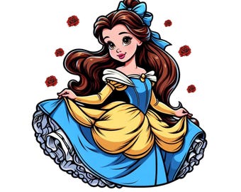 Beauty and the Beast Png Clipart, Princess Belle Png, the Beast Png ...
