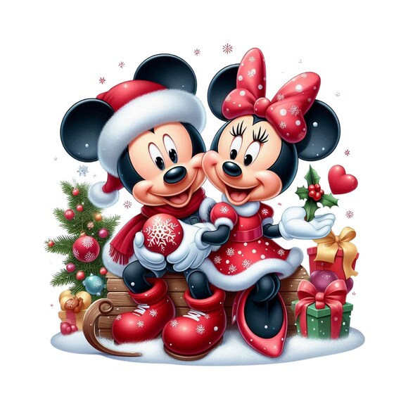 Schattige Minnie En Mickey Mouse Foto S