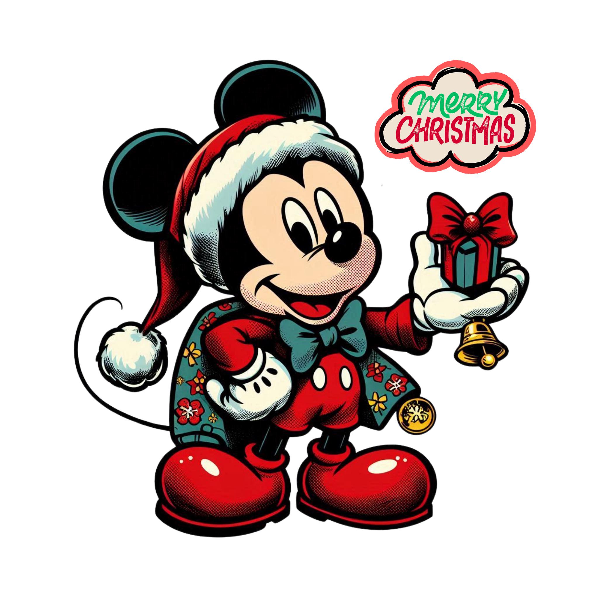 ミッキーマウスのクリスマスデザイン、ミッキーマウスのPNGクリップ