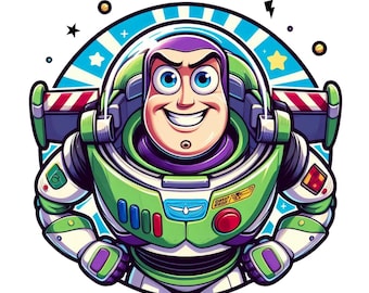 Buzz lightyear png clipart, cute buzz lightyear image, toy story png clipart, toy story character,  instant download