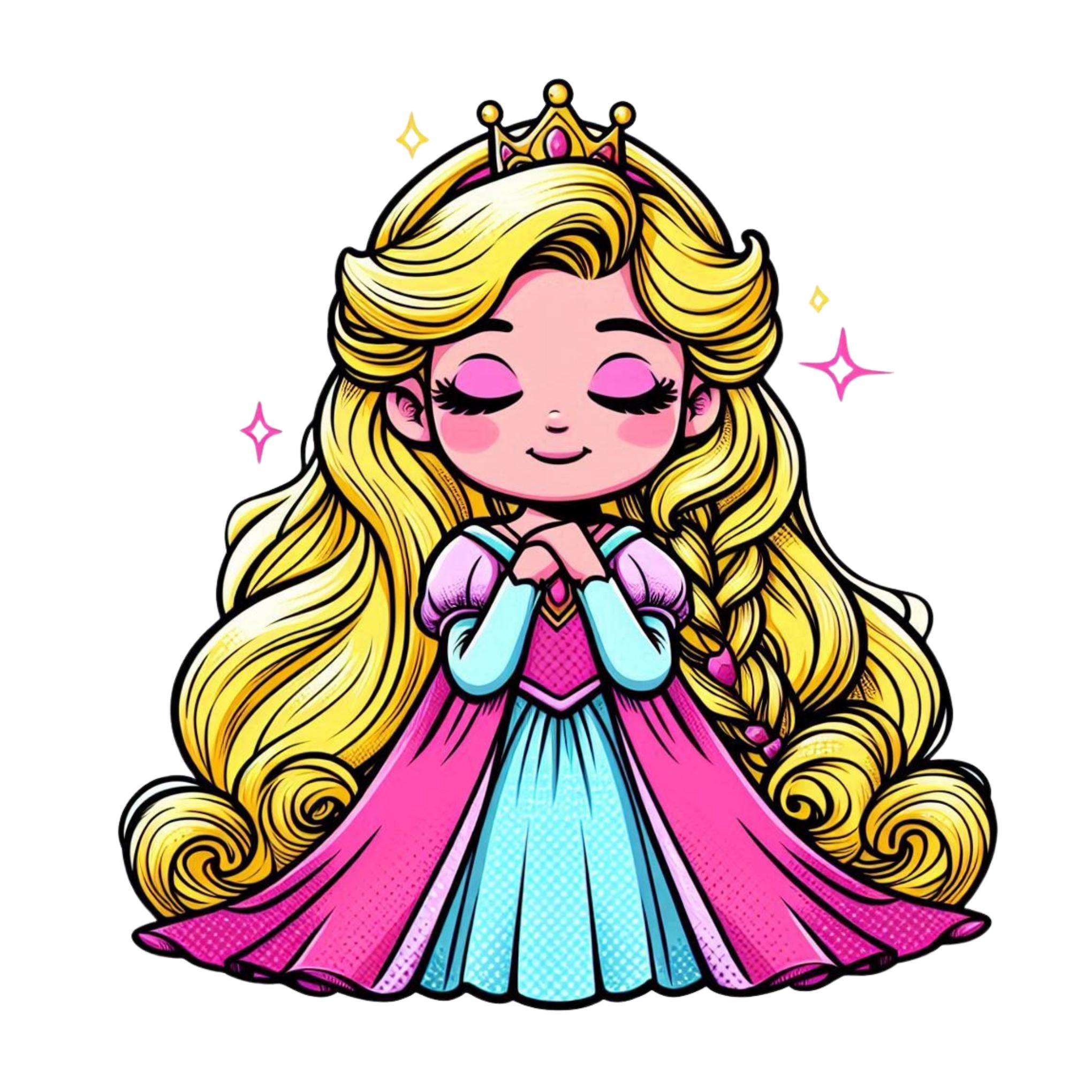 オーロラ姫のかわいい画像、オーロラ姫のpngクリップアート、眠れる森