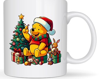 くまのプーさんのクリスマス、くまのプーさんのPNGクリップアート